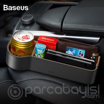 Baseus Elegant Car Storage Box Deri Koltuk Yanı Saklama Alanı