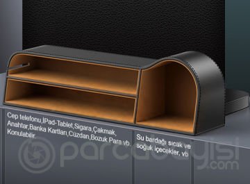 Baseus Elegant Car Storage Box Deri Koltuk Yanı Saklama Alanı