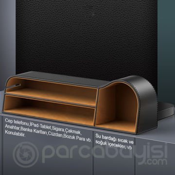 Baseus Elegant Car Storage Box Deri Koltuk Yanı Saklama Alanı