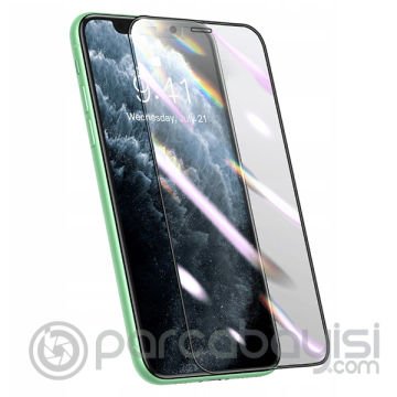 Baseus 0.25MM İPhone 11 Pro Max XS Max 3D Curved Full Kaplama Kırılmaz Cam Ekran Koruyucu