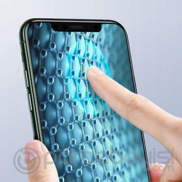Baseus 0.25MM İPhone 11 Pro Max XS Max 3D Curved Full Kaplama Kırılmaz Cam Ekran Koruyucu