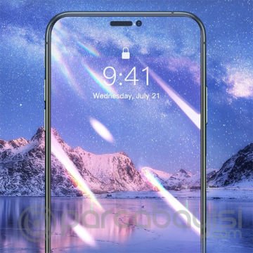 Baseus 0.25MM İPhone 11 Pro Max XS Max 3D Curved Full Kaplama Kırılmaz Cam Ekran Koruyucu