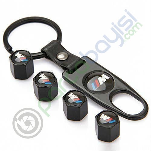 Bmw ///M Metal Anahtarlık Ve Sibop Kapak Seti 1.Kalite