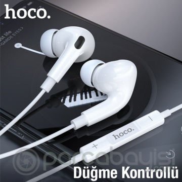 HOCO M101 Pro Crystal Type-C Kulakiçi Mikrofonlu Kablolu Kulaklık