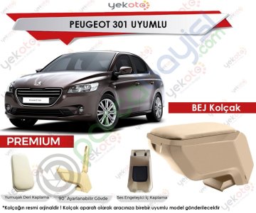 Peugeot 301 Uyumlu Bej Kolçak Kol Dayama Ultra Kaliteli