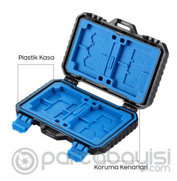 Puluz Memory Hafıza Sim Kart Tutucu Su Geçirmez Çanta