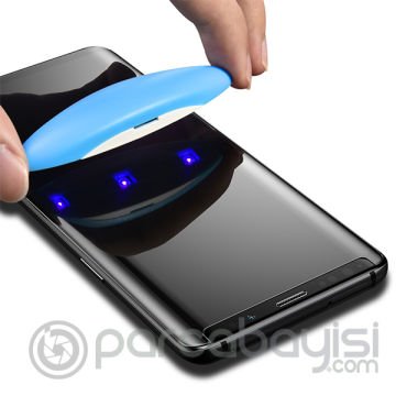 Huawei Mate 20 Pro  Full Liquid+UV Işık 3d Kırılmaz Cam Ekran Koruyucu