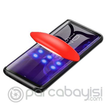 Huawei Mate 20 Pro  Full Liquid+UV Işık 3d Kırılmaz Cam Ekran Koruyucu