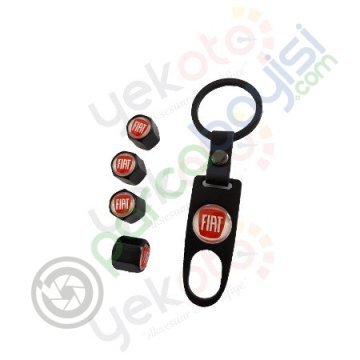Fiat Metal Anahtarlık Ve Sibop Kapak Seti 1.Kalite