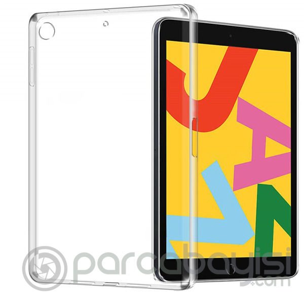 Ally İPad 7 Nesil 10.2 İnch 2019-Air 10.5 Şeffaf Tpu Soft Silikon Kılıf