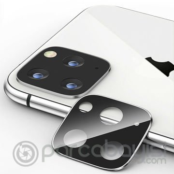İPhone 11 Pro- 11 Pro Max 2019 3D Kamera Koruyucu Cam+ Metal Lens