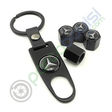 Mercedes Metal Anahtarlık Ve Sibop Kapak Seti 1.Kalite