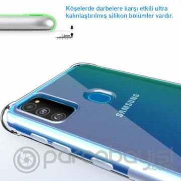 Ally Samsung Galaxy M30S Anti-Drop Darbe Emici Silikon Kılıf