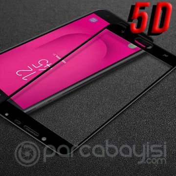 Ally Galaxy J4 2018 5D Kavisli Full Cam Ekran Koruyucu