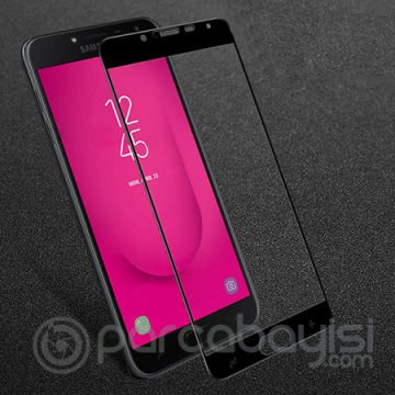 Ally Galaxy J4 2018 5D Kavisli Full Cam Ekran Koruyucu