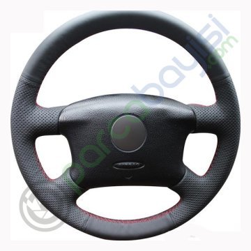 Golf 4 Araca Özel Dikişli Deri Direksiyon Kılıfı