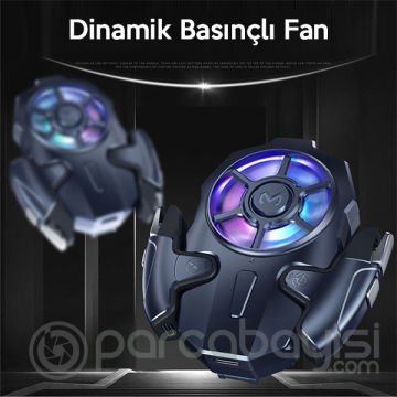 MEMO AK03 Çok fonksiyonlu Ayarlanabilir Joystick Tetik Gamepad Soğutucu RGB