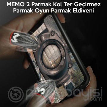 MEMO 2 Ter Geçirmez Oyun Parmak Eldiveni