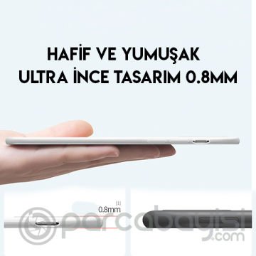 Baseus Jelly Liquid Silica Gel iPhone 11 Pro Max 6.5 Kılıf Şeffaf Sıvı Silikon Kılıf