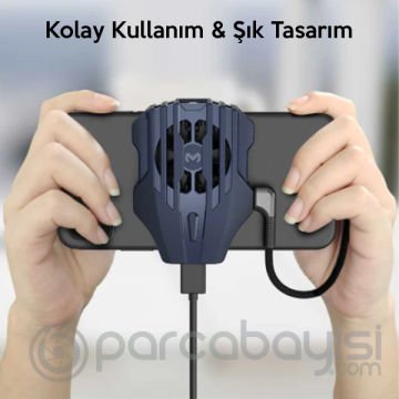 MEMO DL02  Telefonu Soğutma Fanı Radyatör (Type-C Kablo İle)