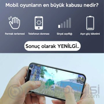 MEMO DL02  Telefonu Soğutma Fanı Radyatör (Type-C Kablo İle)