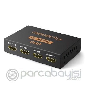 ALLY UHD 4 PORT Hdmi Çoklayıcı 2160 4K Çoğaltıcı Splitter