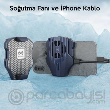 MEMO DL02  Telefonu Soğutma Fanı Radyatör (İPhone Kablo İle)