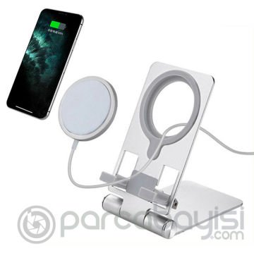 ALLY Z19 Çok Fonksiyonlu Magsafe Uyumlu Masaüstü Telefon Standı