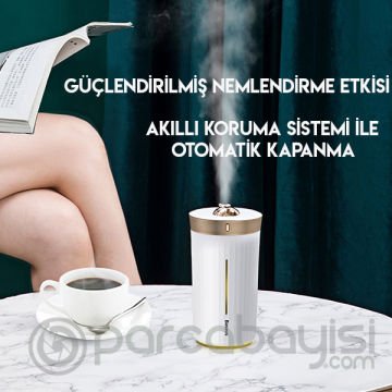 Baseus Whale Araç ve Ev Ultrasonik Hava Nemlendirici Gece Lambası
