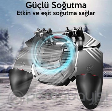 MEMO AK77 Fanlı Dört Tetik Mobil Oyun Aparatı - Pubg (Orjinal Memo)