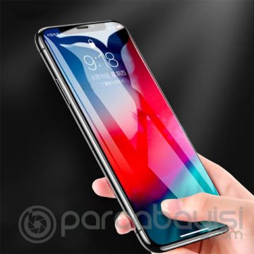 ALLY İPhone 11 ,XR 5D Kavisli Full Tempered Cam Ekran Koruyucu