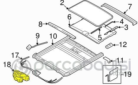 Sportage Sunroof Motoru Orjinal | 816311F020
