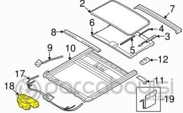 Sportage Sunroof Motoru Orjinal | 816311F020