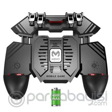 MEMO AK77 4000 mAh Fanlı Dört Tetik Mobil Oyun Aparatı - Pubg (Orjinal Memo)