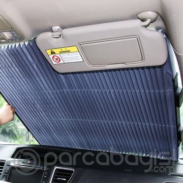 ALLY 65CM Araç Ön Cam Güneşlik Otomatik Geri Çekilebilir Katlanabilir
