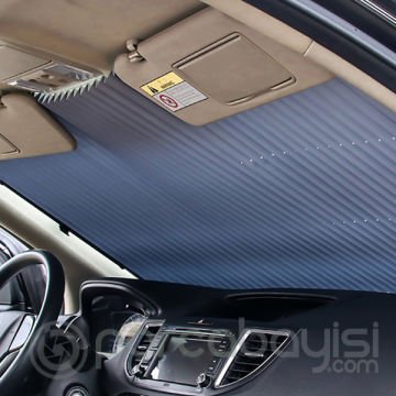 ALLY 65CM Araç Ön Cam Güneşlik Otomatik Geri Çekilebilir Katlanabilir