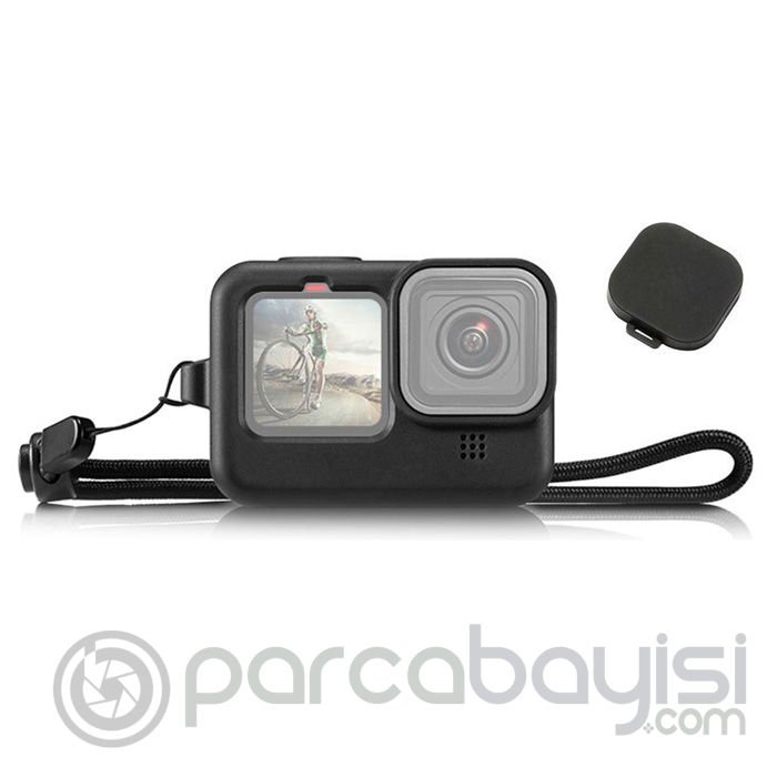 PULUZ GoPro HERO10 - HERO9 için Silikon Koruma Kılıfı Lens Koruma