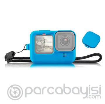 PULUZ GoPro HERO10 - HERO9 için Silikon Koruma Kılıfı Lens Koruma