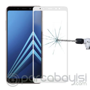 Ally Samsung Galaxy A8 (2018) A530 İçin 3d Full Kırılmaz Cam Ekran Koruyucu