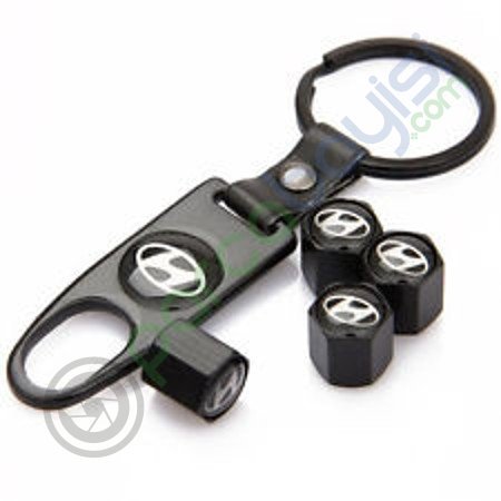 Hyundai Metal Anahtarlık Ve Sibop Kapak Seti 1.Kalite