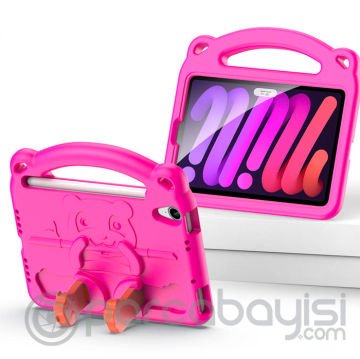 Dux Ducis Panda iPad Mini 6 (2021) Kılıf Çocuk Shockproof Standlı Taşınabilir