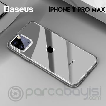Baseus Simplicity Series iPhone 11 Pro Max 6.5 Kılıf Şeffaf Gel Silikon Kılıf