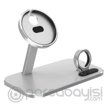 ALLY 2in1 Magsafe Şarj İstasyonu İPhone 12 Apple Watch Tutucu Şarj Dock