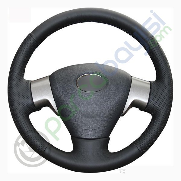 Toyota Matrix 2009 Sonrası Araca Özel Dikişli Deri Direksiyon Kılıfı