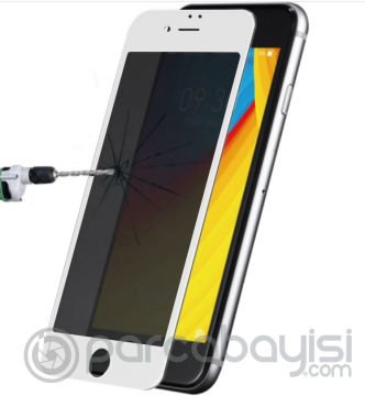 iPhone SE3-SE2 İPhone 8-7 3D Full Privacy Gizlilik Kırılmaz Cam Ekran Koruyucu