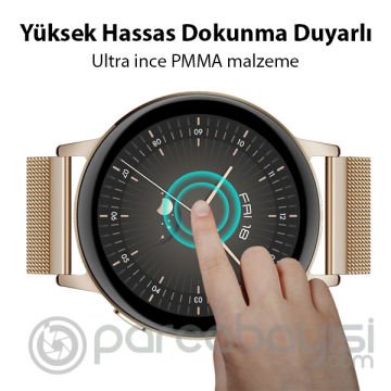 Huawei Watch GT3 46mm 3D Full Kaplama Ekran Koruyucu PET+PMMA