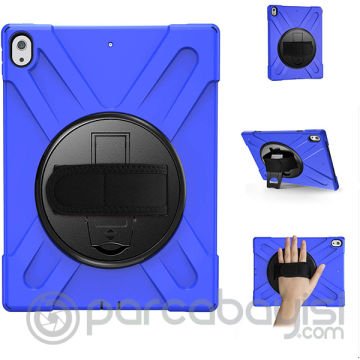 Ally İPad Pro 12.9 3 Katmanlı Standlı Zırh Kılıf-Shockproof