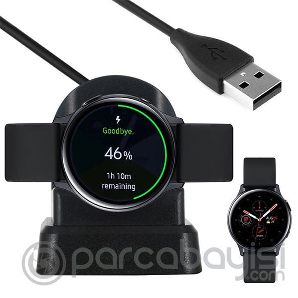 Galaxy Watch3-4 Active R500 Active 2 R820 R830 wireless Standlı Şarj Kablosu