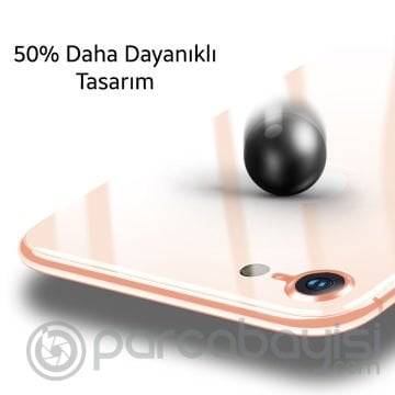 İphone 6, İphone 6s Arka Renkli Kırılmaz Cam Arka Koruyucu
