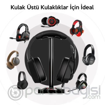 PLEXTONE GP200 Oyuncu Kulaklık Standı - Kulaklık Askısı - Kulaklık Tutacağı